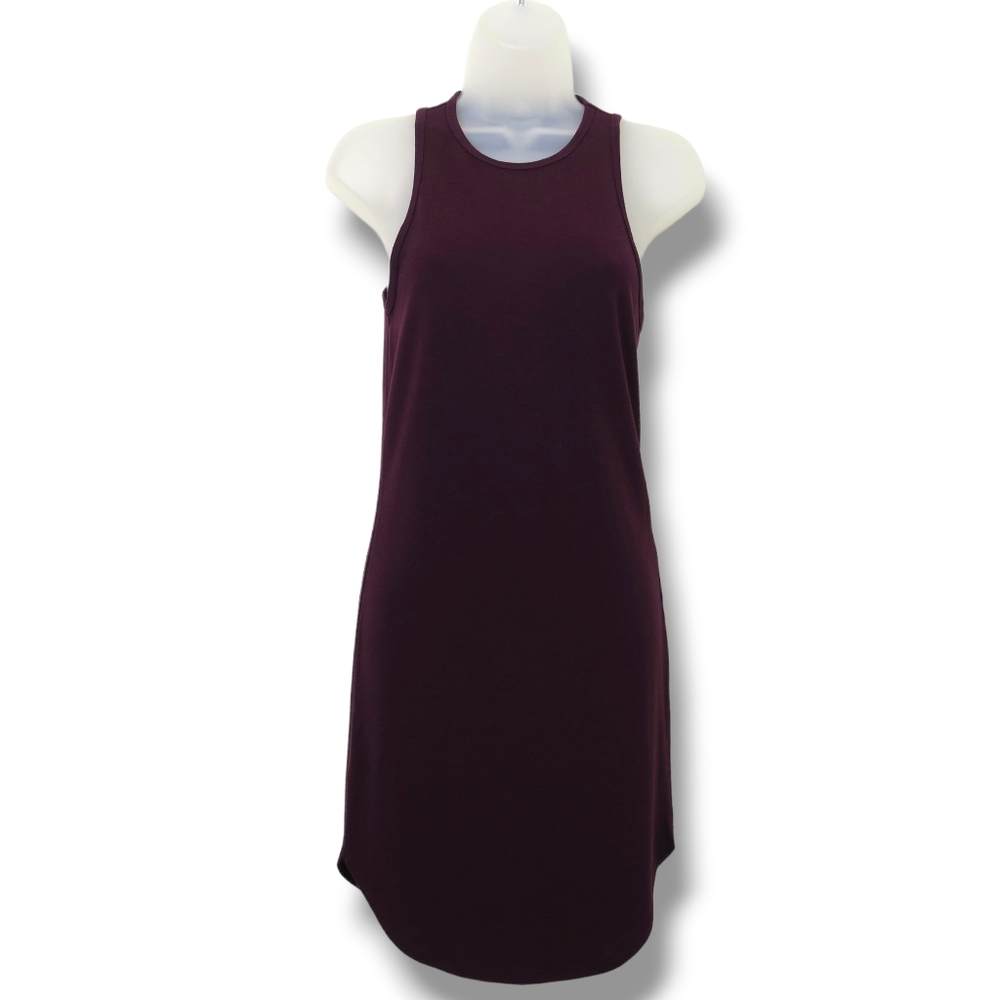 Forever 21 Dress Sleeveless Jersey Knit Wine Purple Bodycon Medium